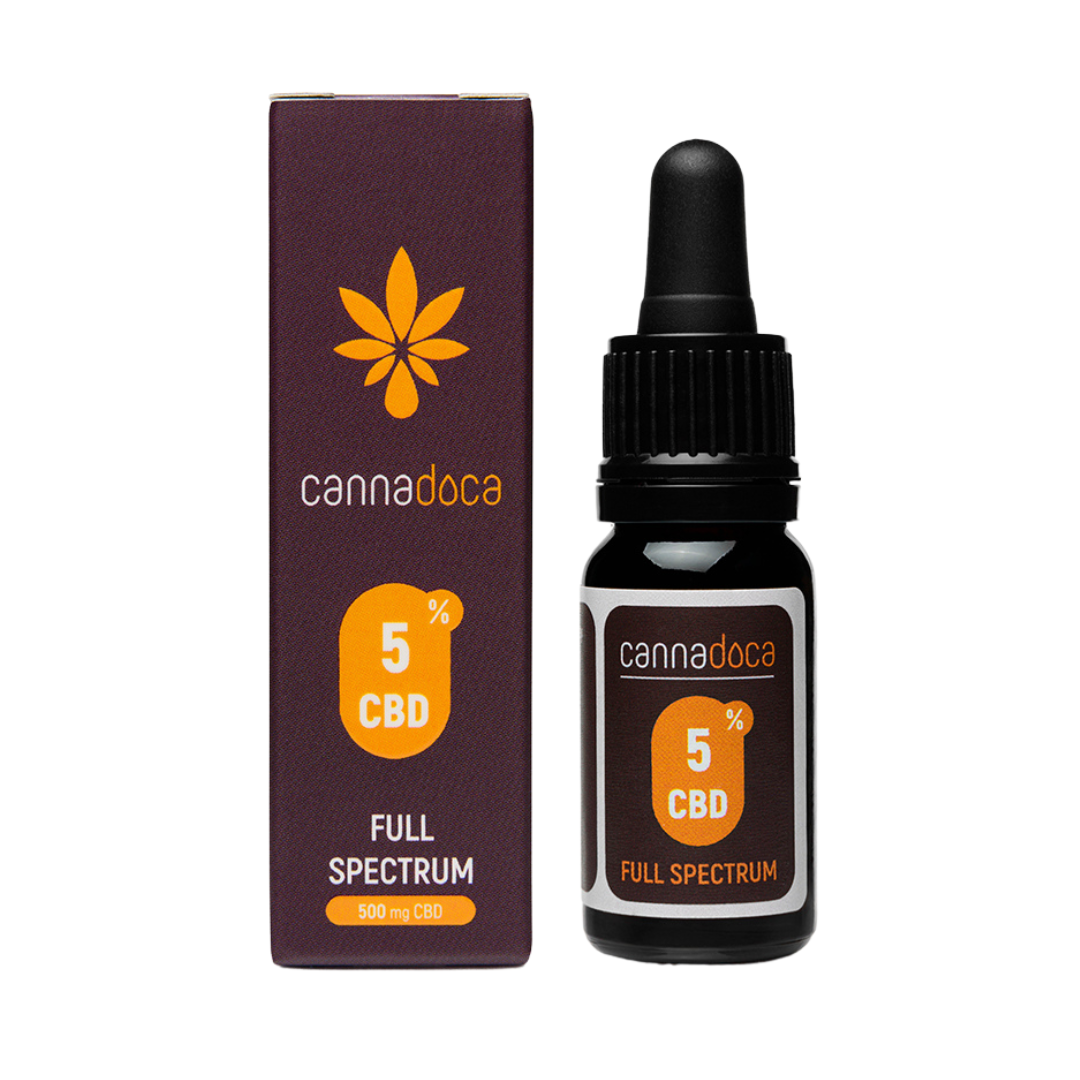 Масло Cannadoca 5% 10мл.