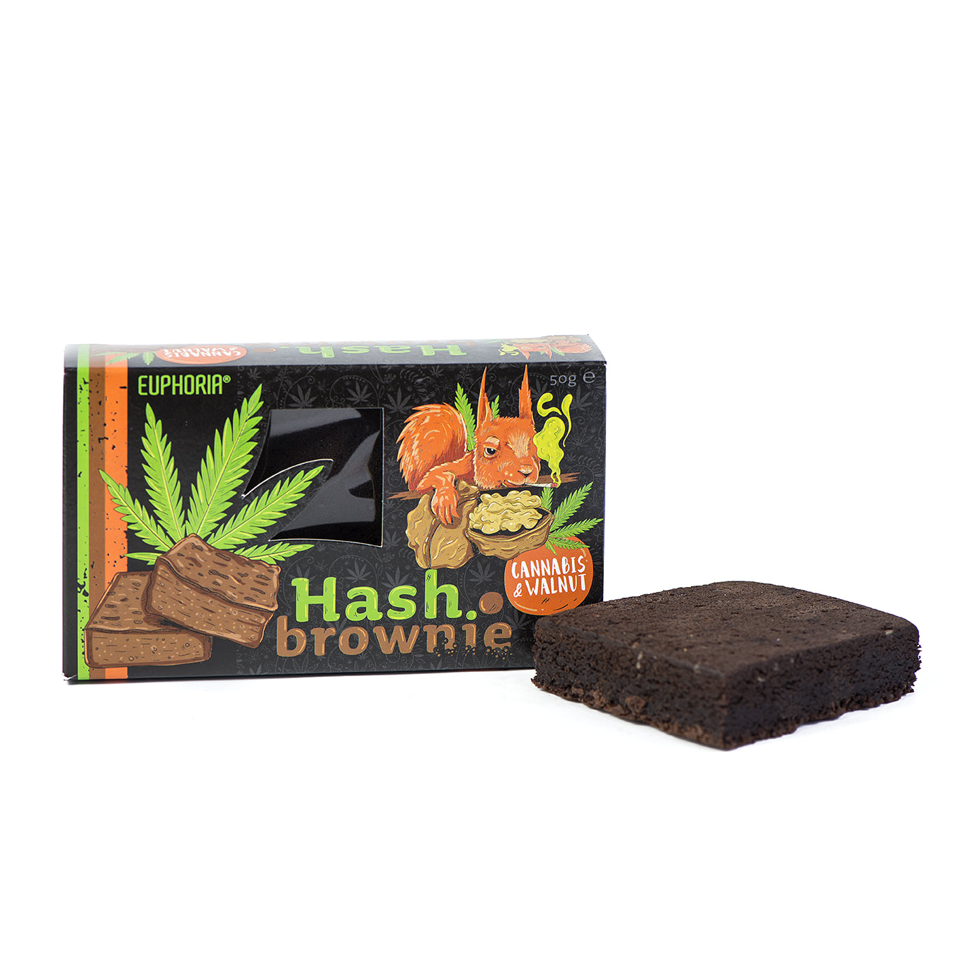 Euphoria Hash Brownie Walnut