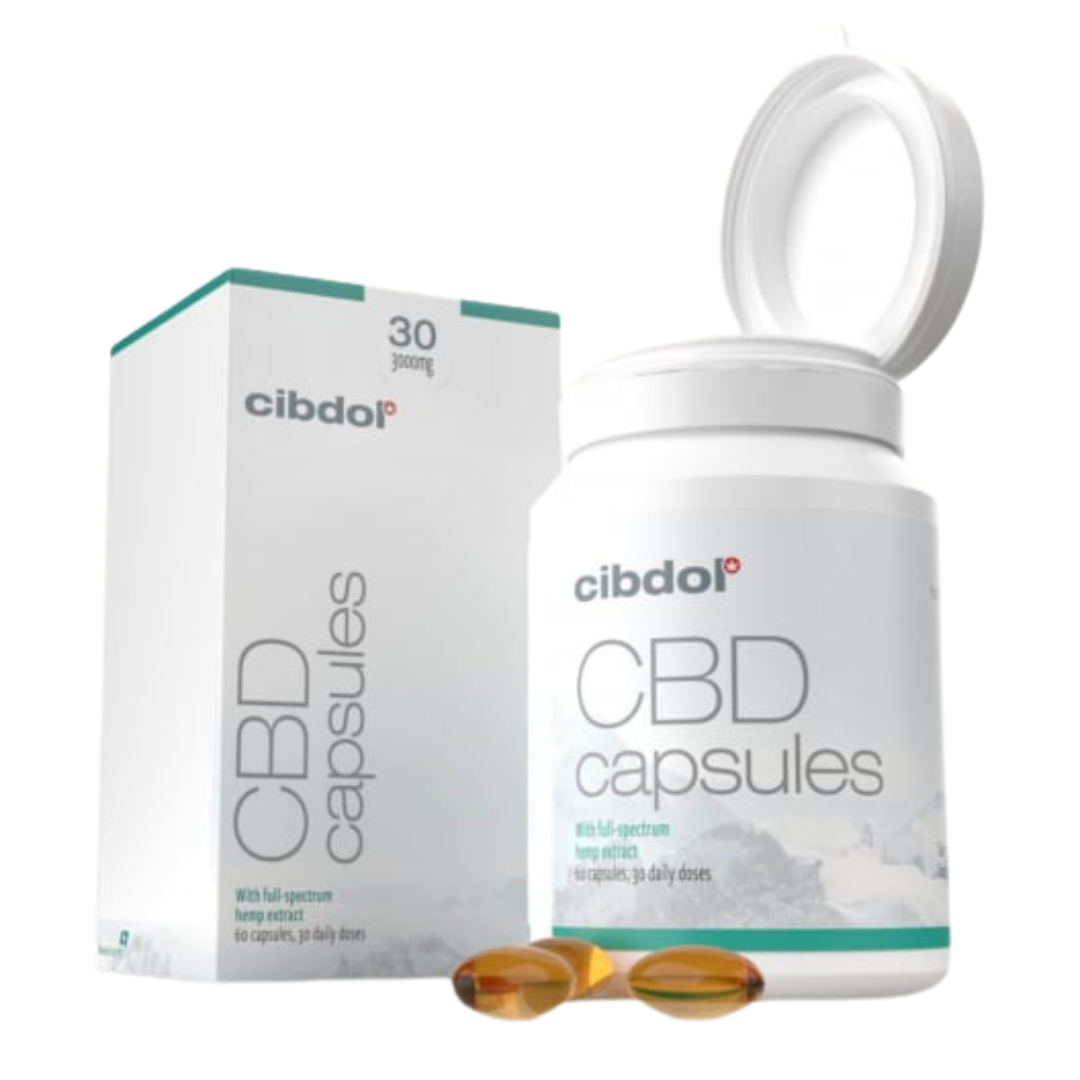 Cibdol CBD капсули от мек гел (дражета) 30%