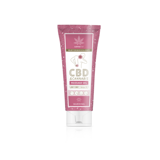 CBD & Cannabis Загряващ гел - 200 mg CBD