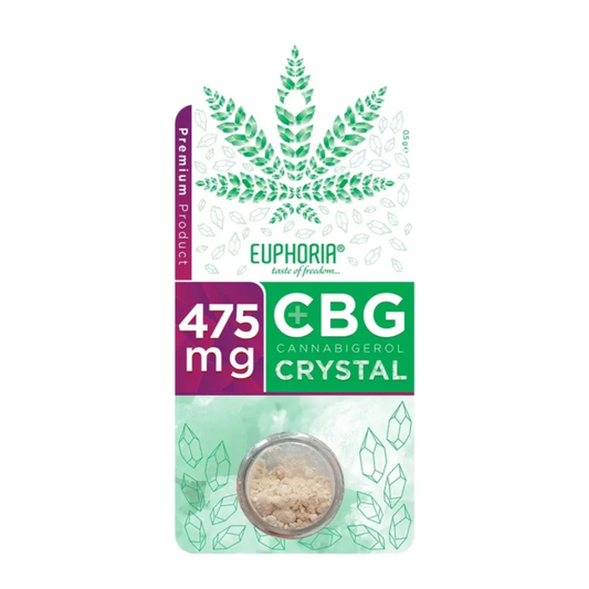 Euphoria Pure CBG Crystal 95% – Чист CBG кристал 475 mg