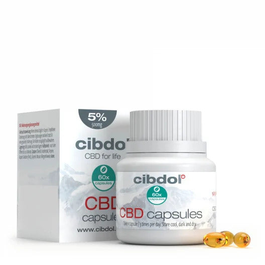 Cibdol CBD капсули от мек гел (дражета) 5%