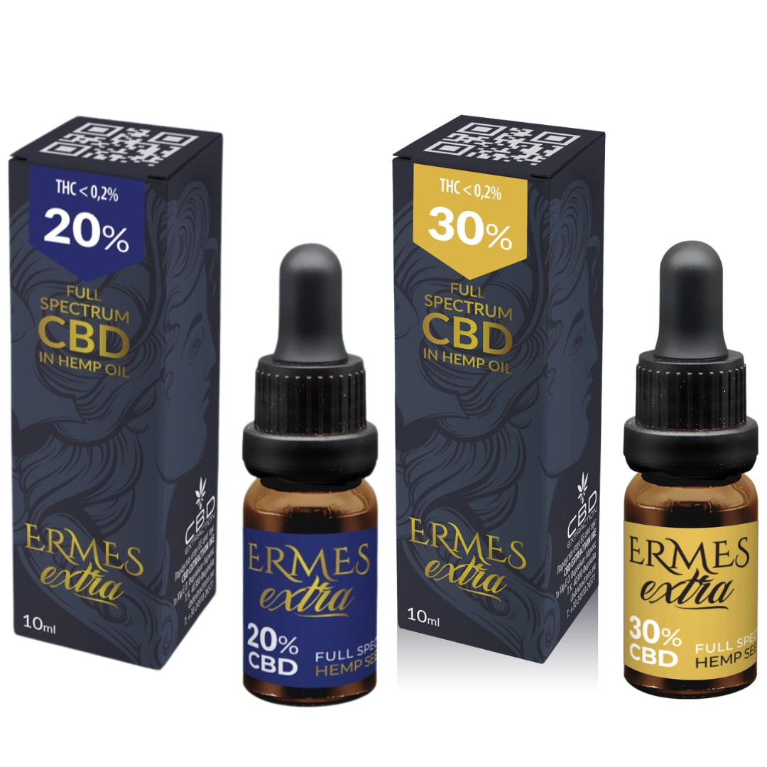 CBD Масло Ермес Промоция 20%+30% CBD Oil 5000мг. Канабидиол 20мл. Full Spectrum