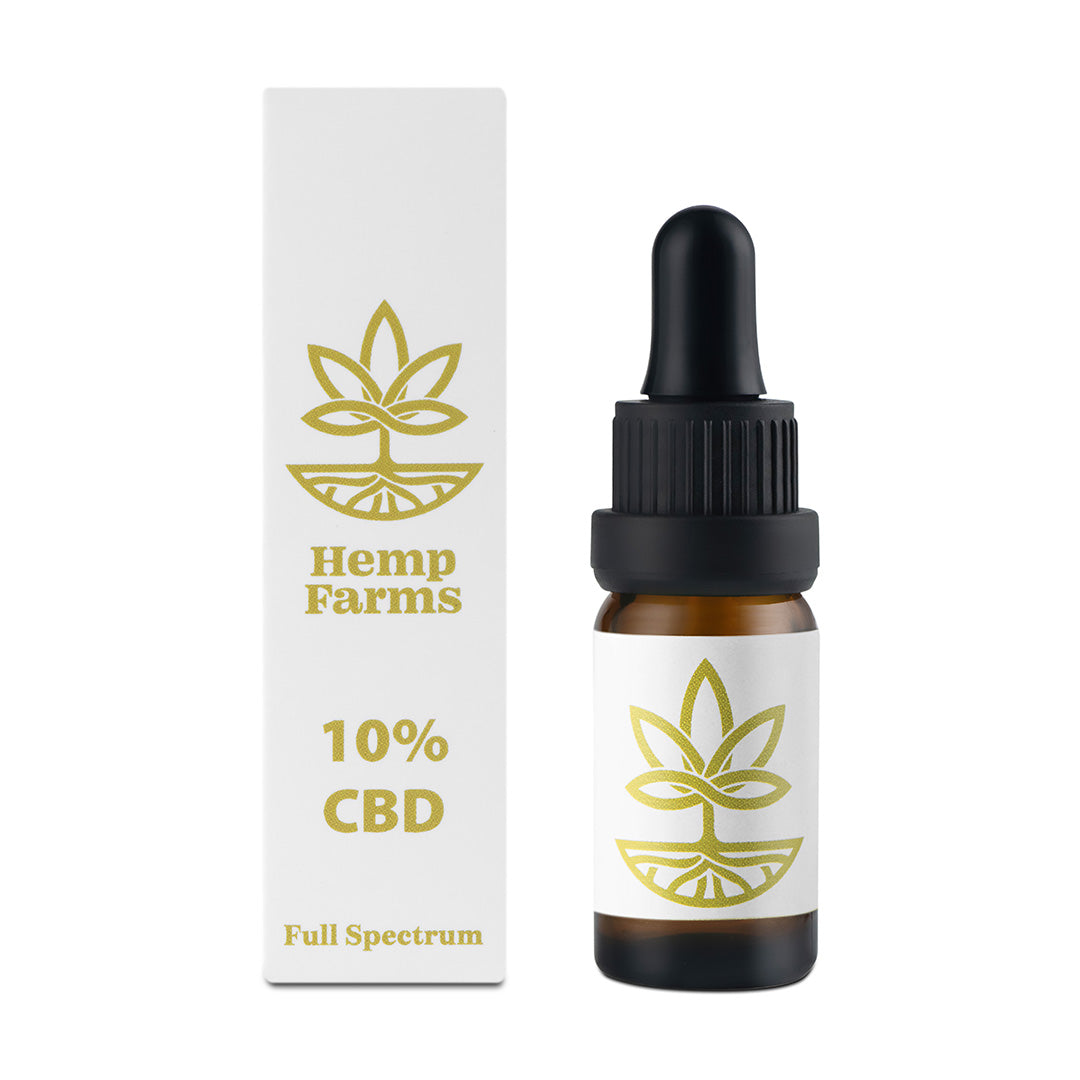 CBD Масло Hemp Farms CBD Oil 10% 10мл. Full Spectrum