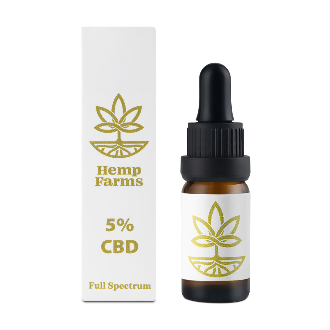 CBD Масло Hemp Farms CBD Oil 5% 10мл. Full Spectrum