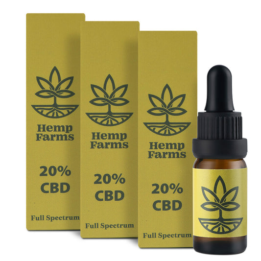 CBD Масло Hemp Farms CBD Oil Промоция 20%+20%+20% 30мл. Full Spectrum