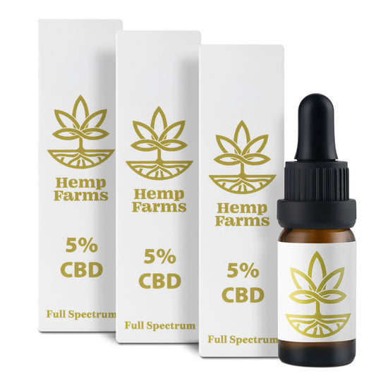 CBD Масло Hemp Farms CBD Oil Промоция 5%+5%+5% 30мл. Full Spectrum