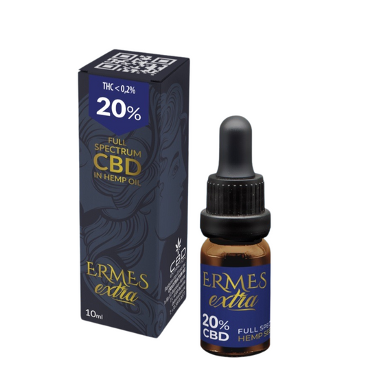 CBD Масло Ермес 20% CBD Oil 2000мг. Канабидиол 10мл. Full Spectrum