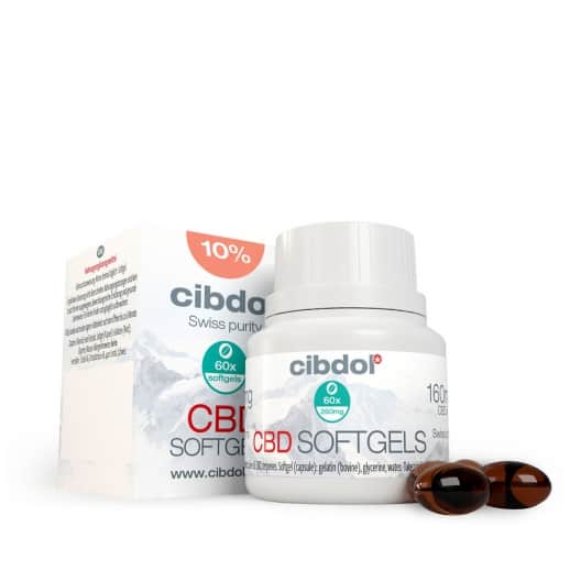 Cibdol CBD капсули от мек гел (дражета) 10%