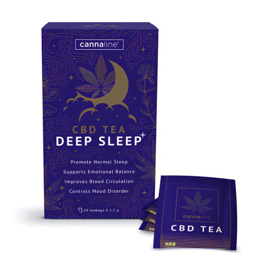 CBD чай Cannaline Deep Sleep – билкова смес за дълбок сън, 30 г, 20 пакетчета
